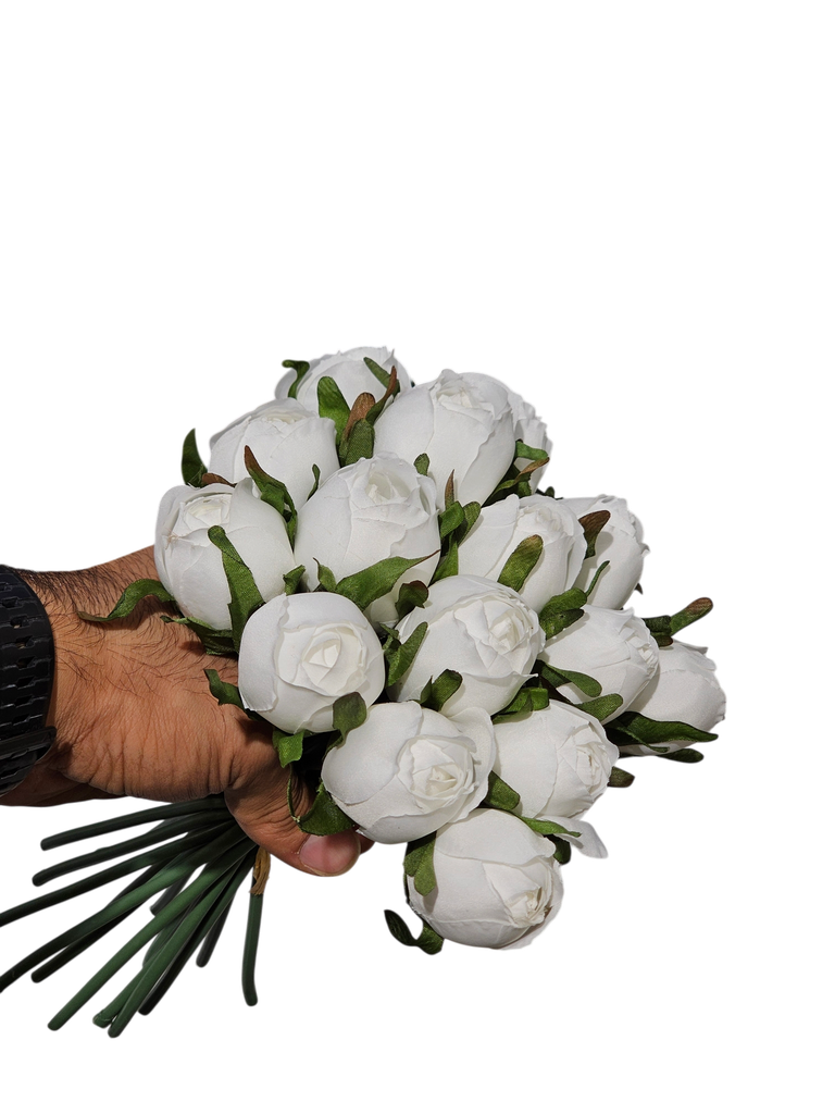  White Rose Bunch 