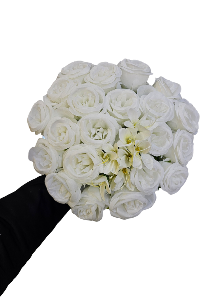الوردة البيضاء 24 رأس