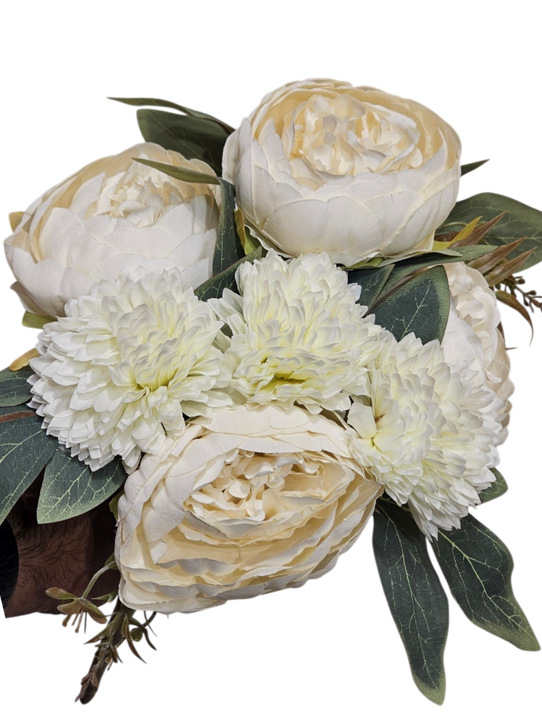 زهور الهيدرانج والبوانيا