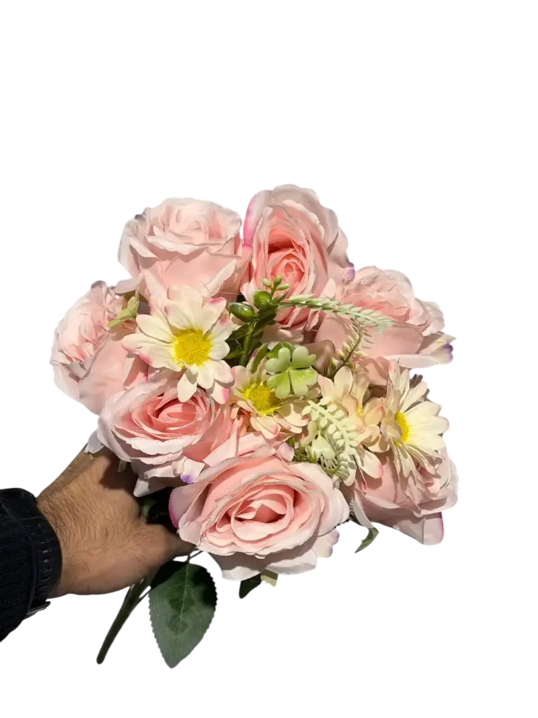 pink mix flowers