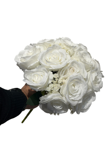 white roses