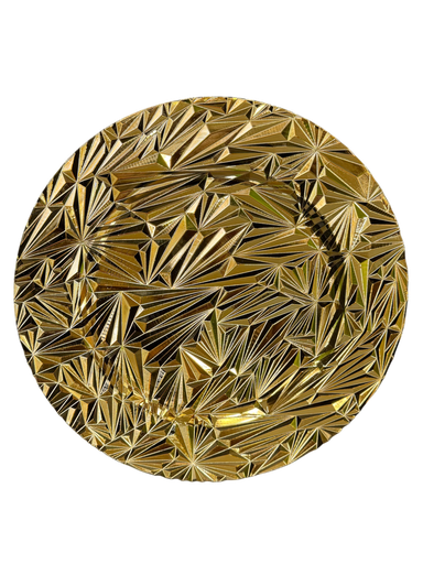 gold charger plate