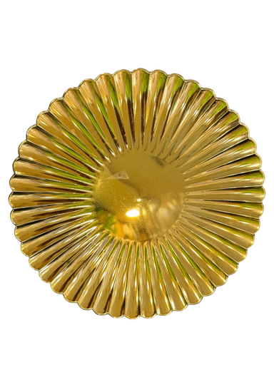 gold charger plate