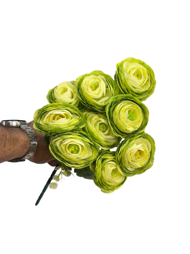 Ranunculus flower green