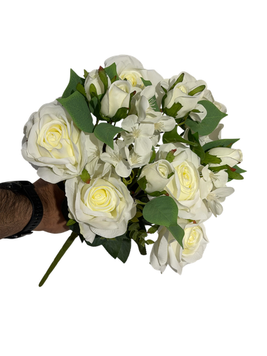 creamy mini rose