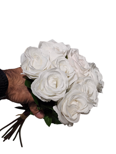 White Rose Bunch 