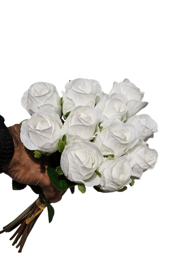  White Rose Bunch 