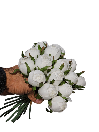  White Rose Bunch 