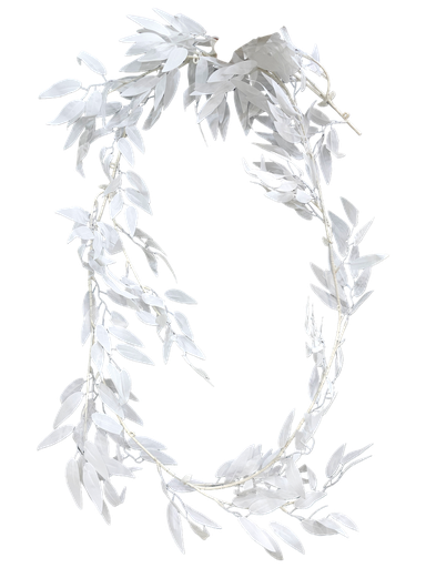 white leaves